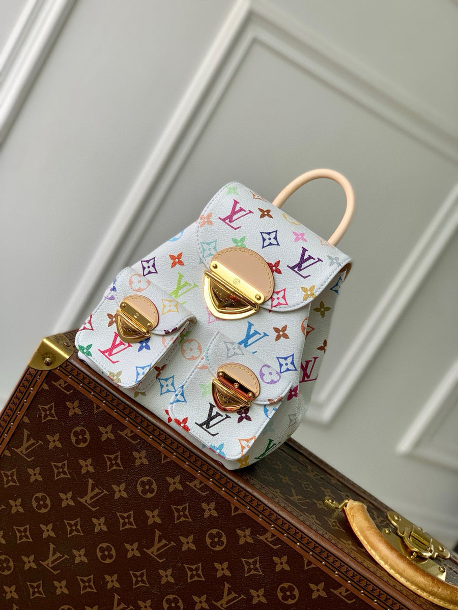 Louis Vuitton Bags- Louis Vuitton Lou x Murakami Venice Backpack Luxury Designer Leather Handbag