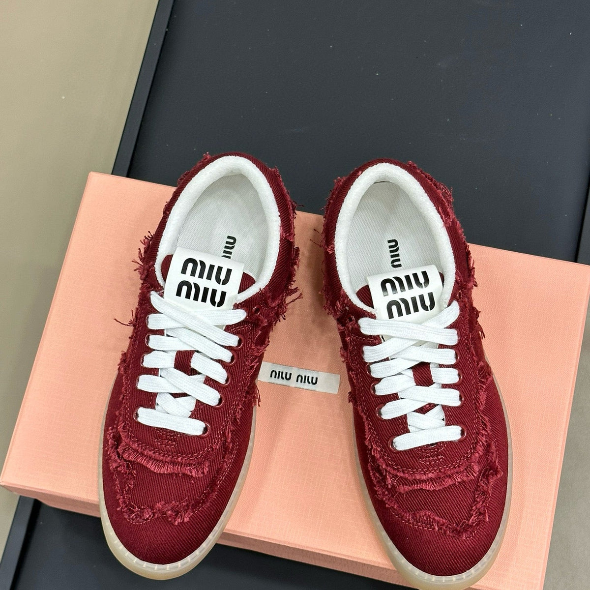 Shoes- Miu M Trainers Luxury Lifestyle Designer Footwear