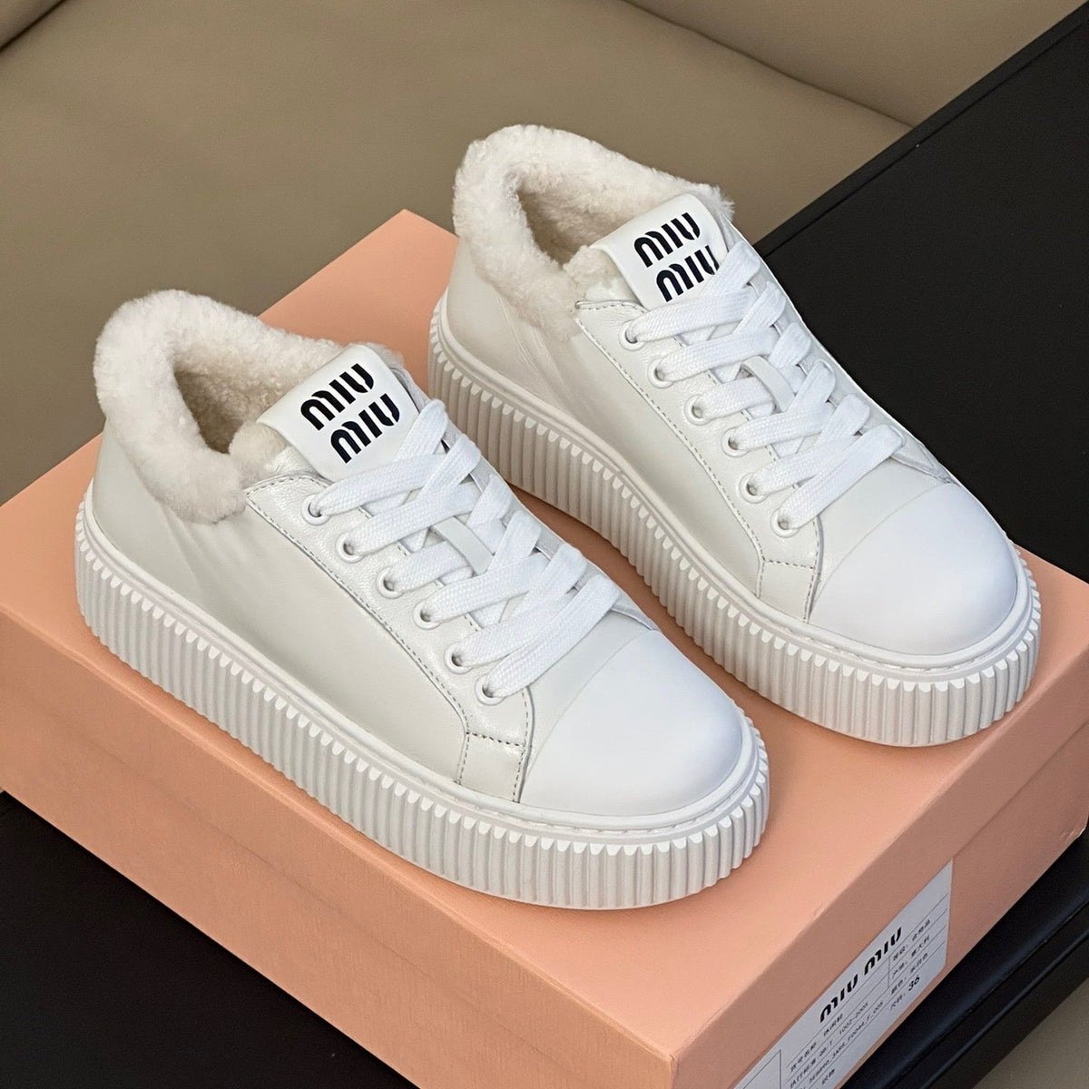 Shoes- Miu M Trainers Premium Designer Casual Shoes