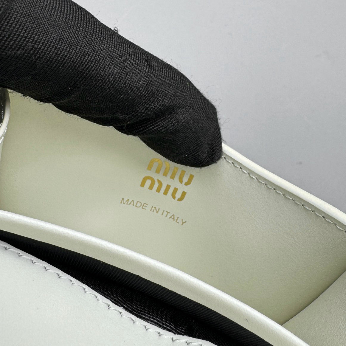 Wallets- Miu M Shoulder Strap Wallet Elegant Everyday Leather Wallet