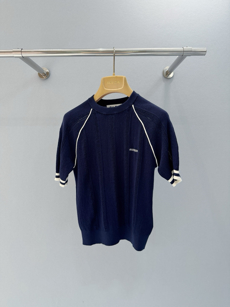 Tops- Miu M Top Elegant Everyday Designer Top
