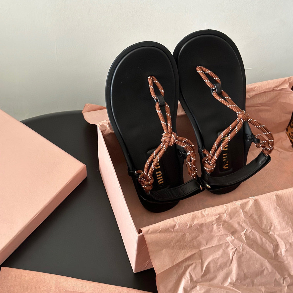 Shoes- Miu M Sandals Luxury Lifestyle Designer Footwear