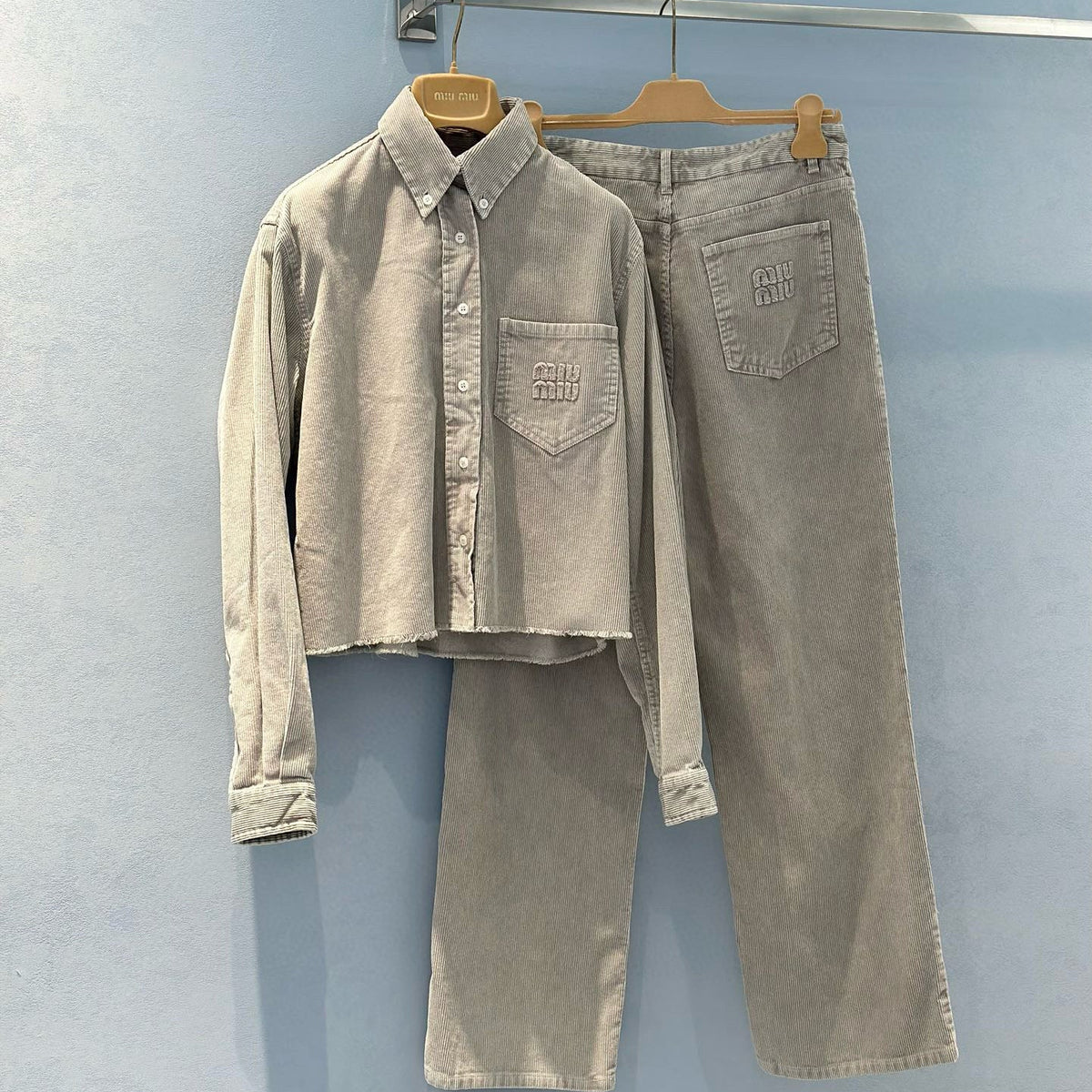 Tops- Miu M Shirt Premium Designer Casual Top