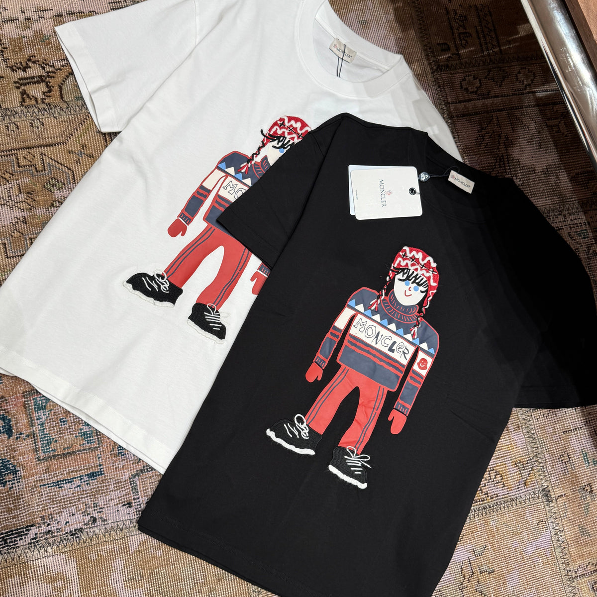 T-Shirts- Monc T-shirt Casual Everyday Designer Tee