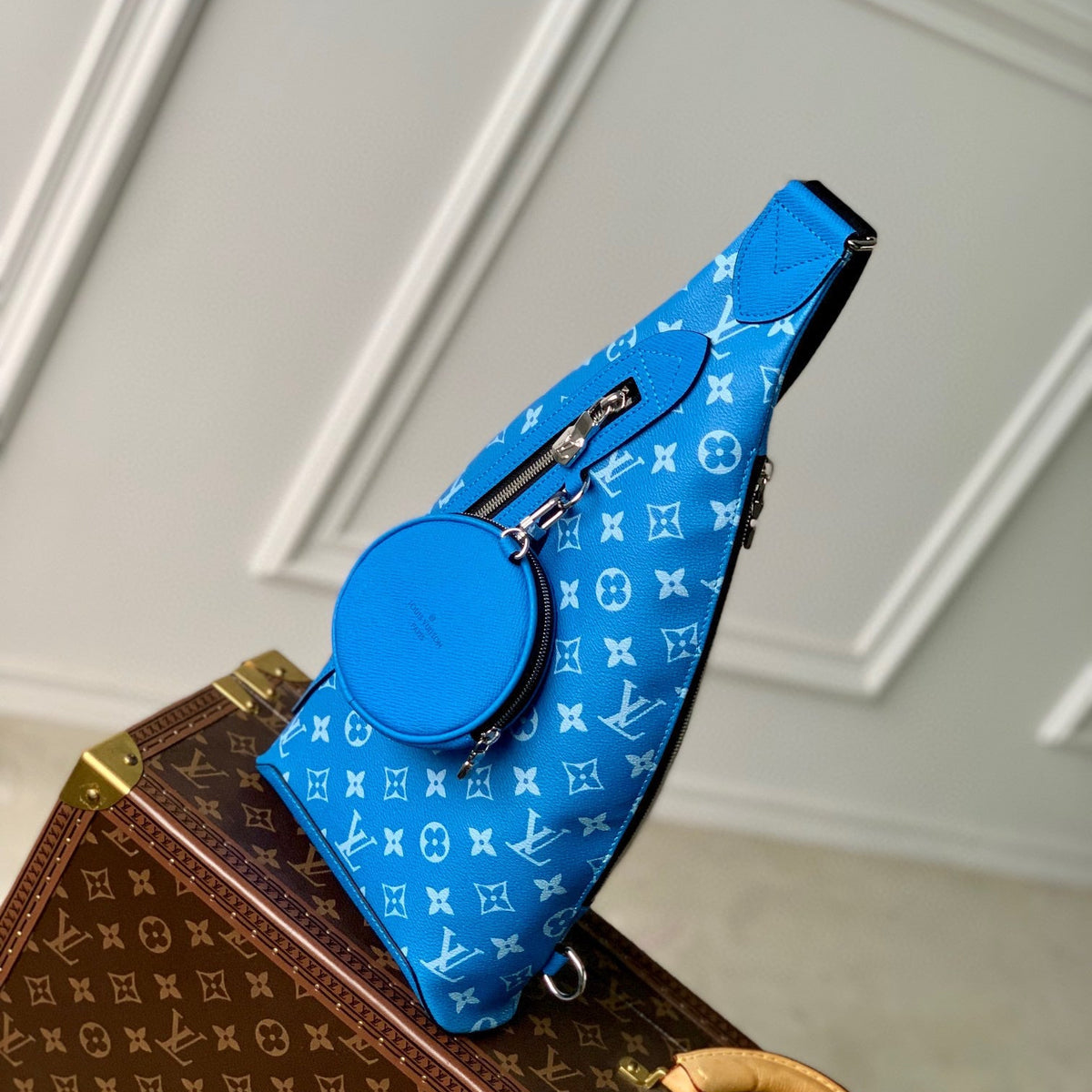 Louis Vuitton Bags- Louis Vuitton Lou Duo Sling Bag Luxury Designer Leather Handbag