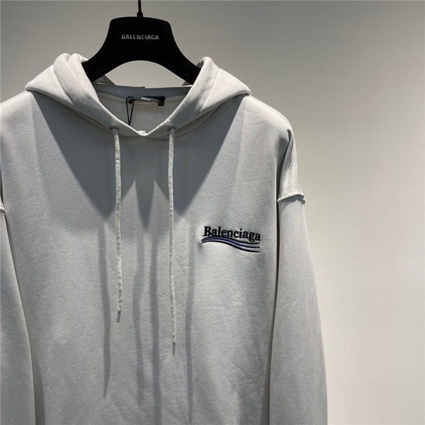 Close-up of Balenciaga designer clothing craftsmanship