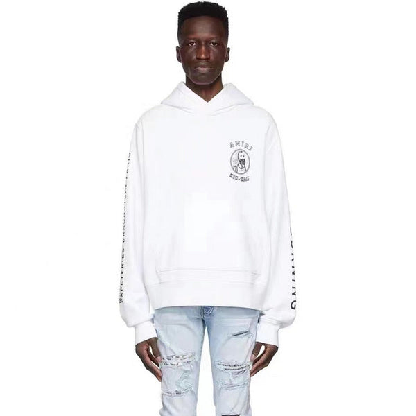 Amiri luxury hoodie detail shot