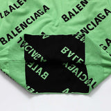 Close-up of Balenciaga designer clothing craftsmanship