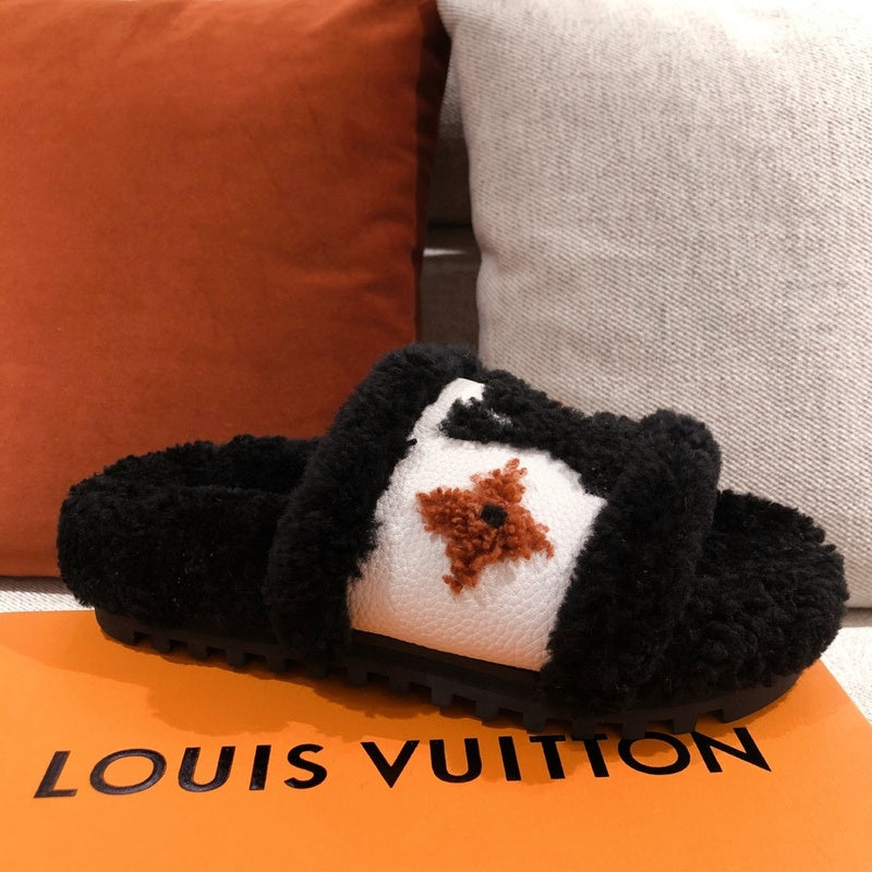 Louis Vuitton Tan Low-Top Sneakers - Front View