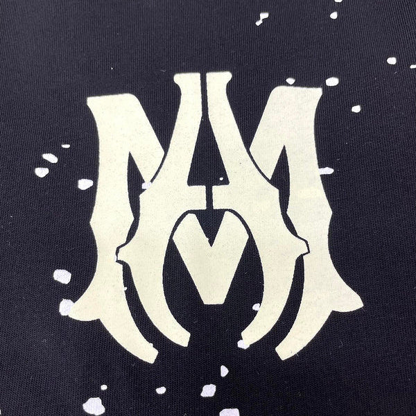 Close-up of Amiri t-shirt craftsmanship