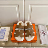 Hermes sandals Style 085 - side profile detail