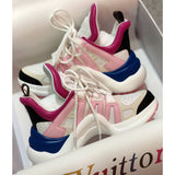 Close-up of Louis Vuitton shoes craftsmanship