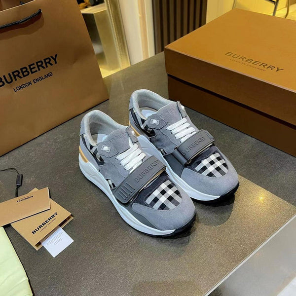 Burberry Black Slip-On Sneakers - Detail Shot of Craftsmanship