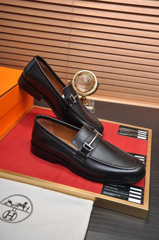 Hermès Camel High-Top Sneakers - Side Profile View