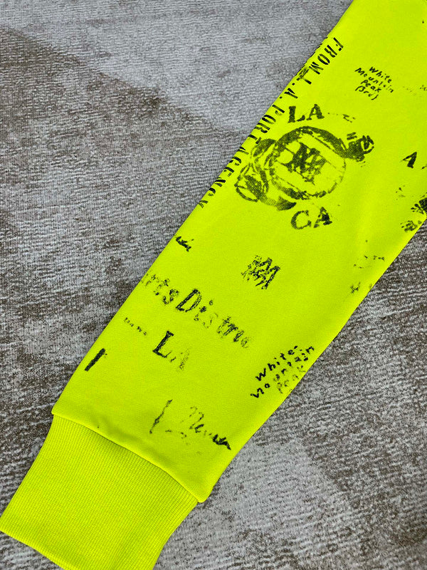 Close-up of Amiri hoodie craftsmanship