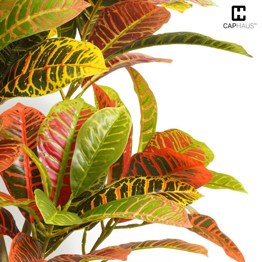36 In. Artificial Topiary Croton Tree