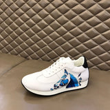 Hermès Nude Low-Top Sneakers - Angled View