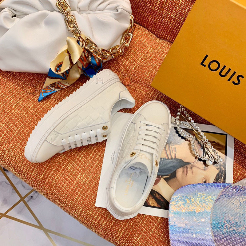 Close-up of Louis Vuitton shoes craftsmanship