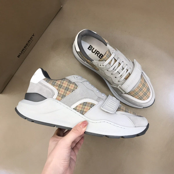 Burberry shoes Style 151 - front view, bold signature style