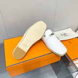 Hermes sandals Style 201 - logo and branding close-up