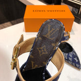 Louis Vuitton shoes Style 209 - back heel detail