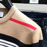Close-up of Burberry designer clothing craftsmanship