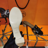 Hermes sandals Style 020 - back heel detail