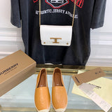 Burberry Chocolate Brown Low-Top Sneakers - Full Silhouette View