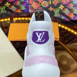 Louis Vuitton Black High-Top Sneakers - Side Profile View