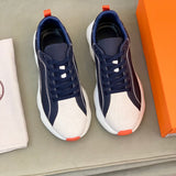 Hermes shoes Style 186 - close-up of statement logo accent