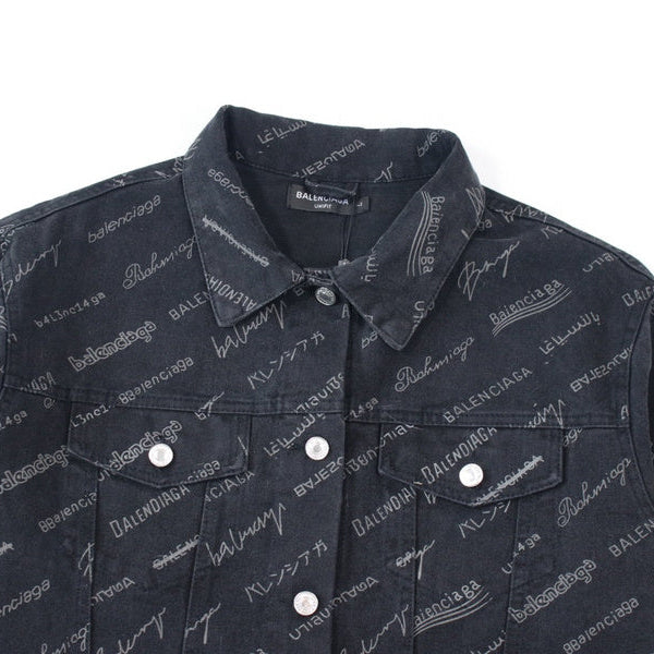 Close-up of Balenciaga designer clothing craftsmanship