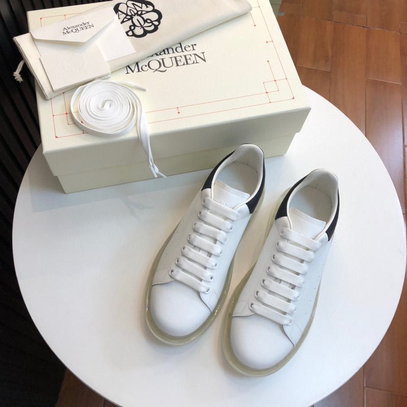 Alexander McQueen Nude Slip-On Sneakers - Heel Detail View