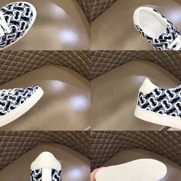 Burberry Nude Combat Boots - Side Profile View