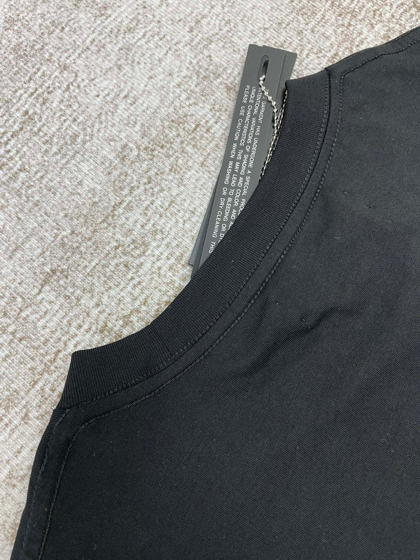Close-up of Amiri t-shirt craftsmanship