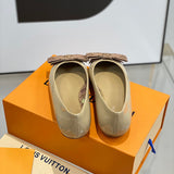 Louis Vuitton Red Slip-On Sneakers - Heel Detail View