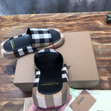 Burberry shoes Style 223 - close-up of classic monogram styling