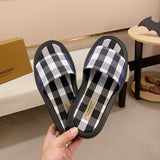 Burberry Black Bow-Detail Flats - Heel Detail View