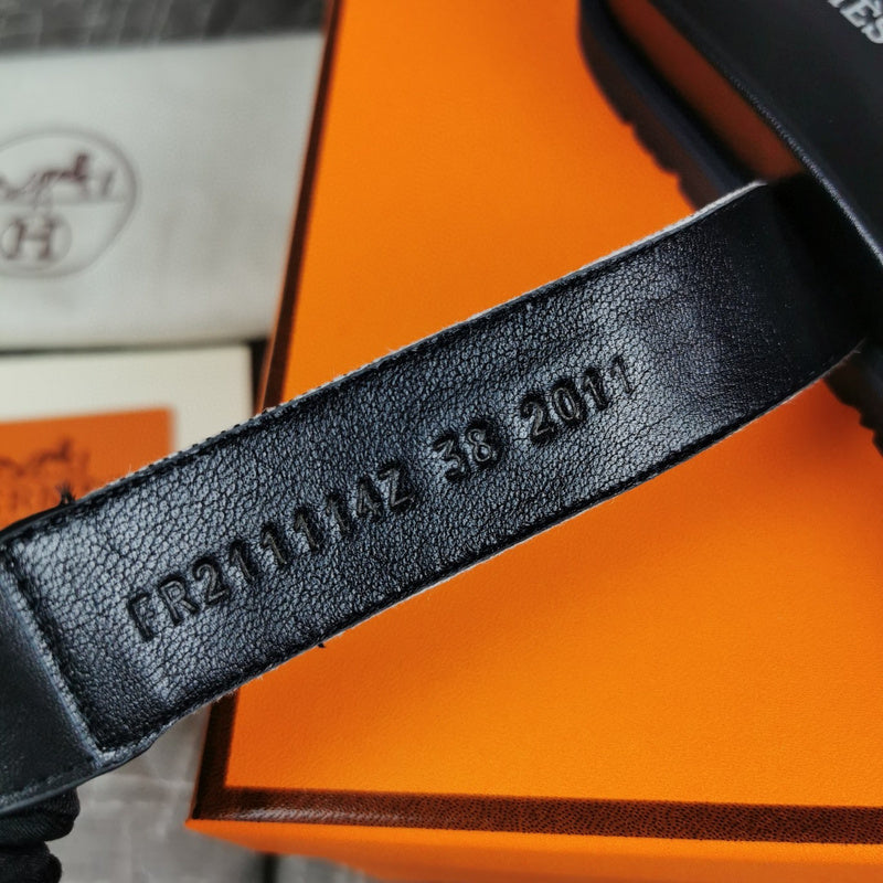Hermes sandals Style 111 - angled studio shot