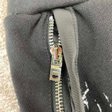 Close-up of Amiri t-shirt craftsmanship