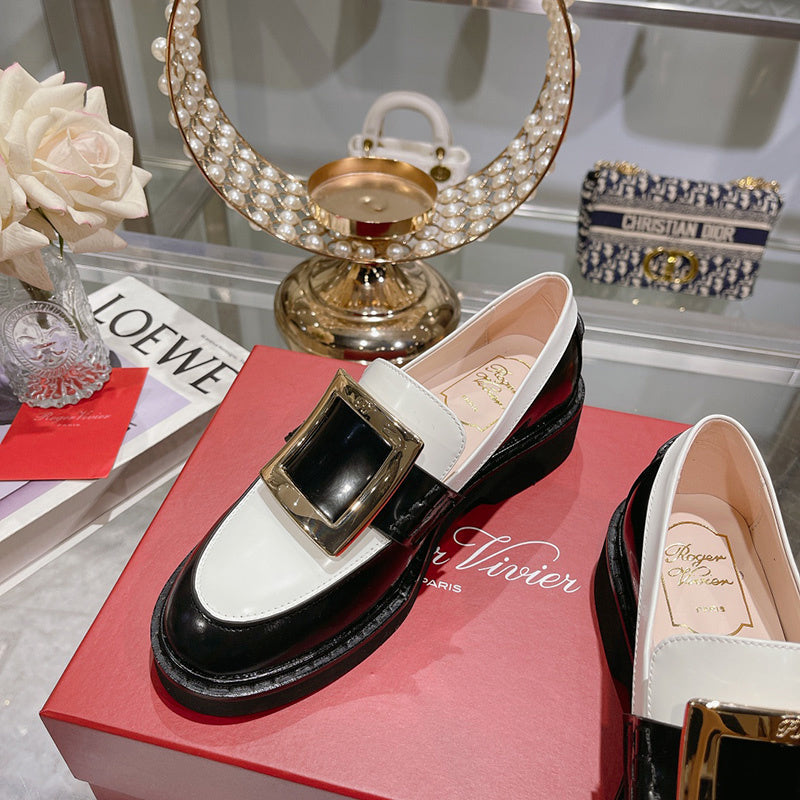 Close-up of Roger Vivier shoes craftsmanship