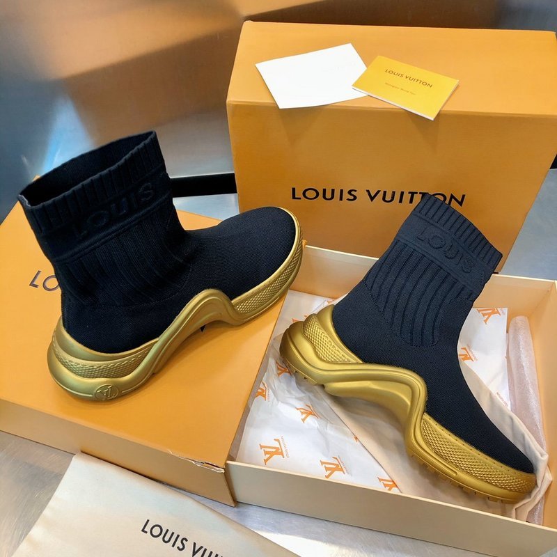 Louis Vuitton shoes front view designer style