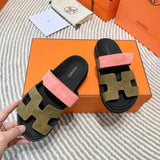 Hermes sandals Style 204 - styled lifestyle view