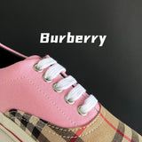 Burberry Chocolate Brown Slingback Heels - Heel Detail View