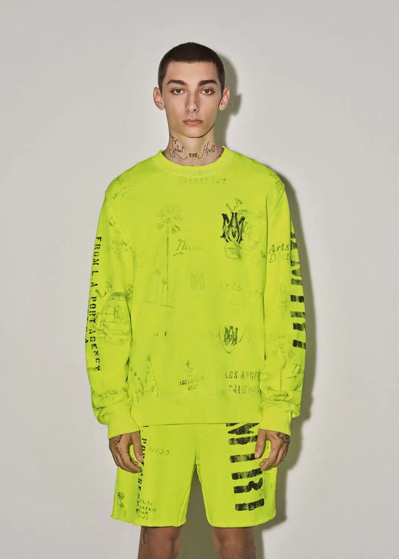 Amiri luxury hoodie detail shot