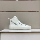 Burberry Beige Slip-On Sneakers - Toe Detail View
