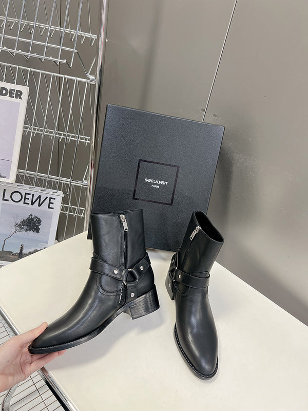 Saint Laurent shoes front view designer style