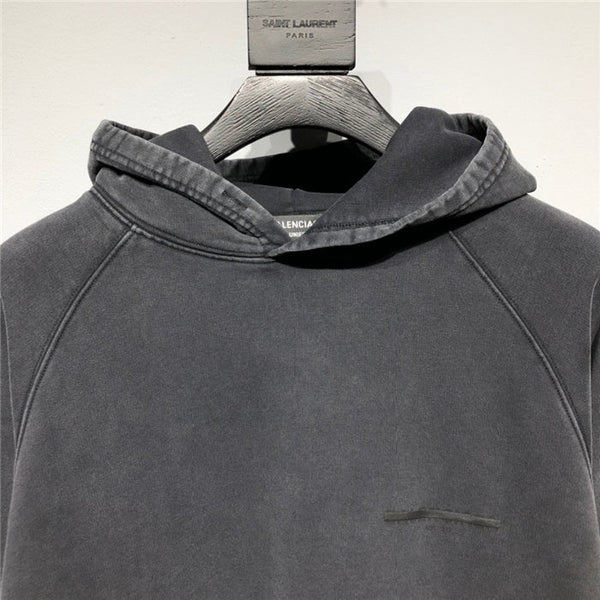 Close-up of Balenciaga designer clothing craftsmanship