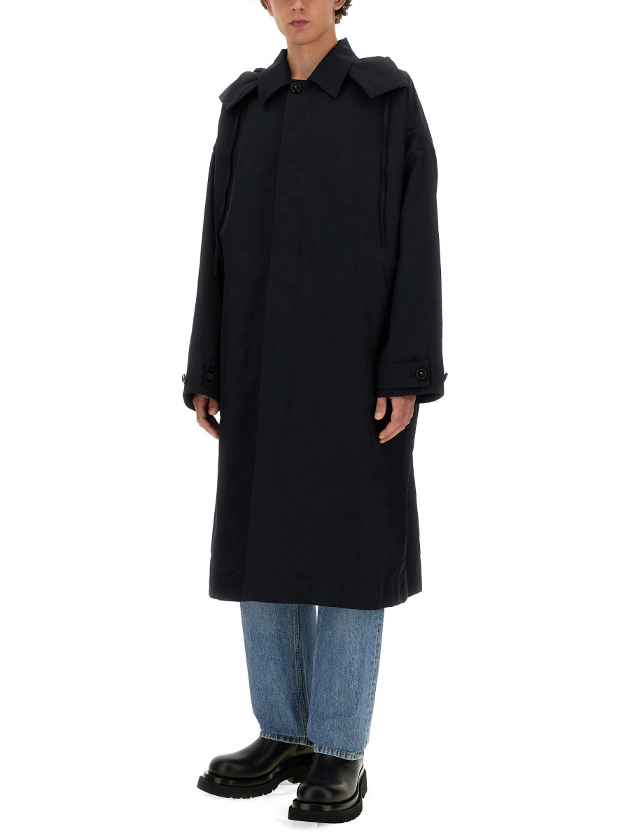 Bottega Veneta Jackets? Bottega Veneta Men Hooded Trench Coat Premium Casual Designer Jacket