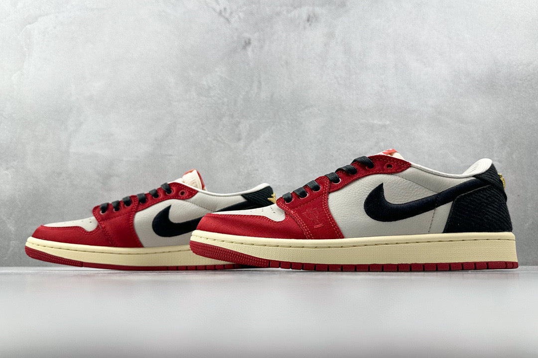 Jordan Shoes- Jordan 1 Retro Low OG Trophy Room Away Comfortable Everyday Designer Shoes