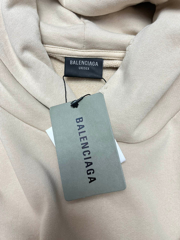 Close-up of Balenciaga designer clothing craftsmanship